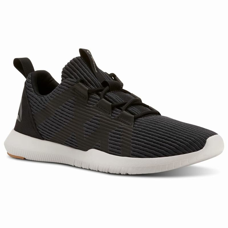 Adidasi Training Reebok Reago Pulse Barbati Negrii/Albi Romania UK1720HV
